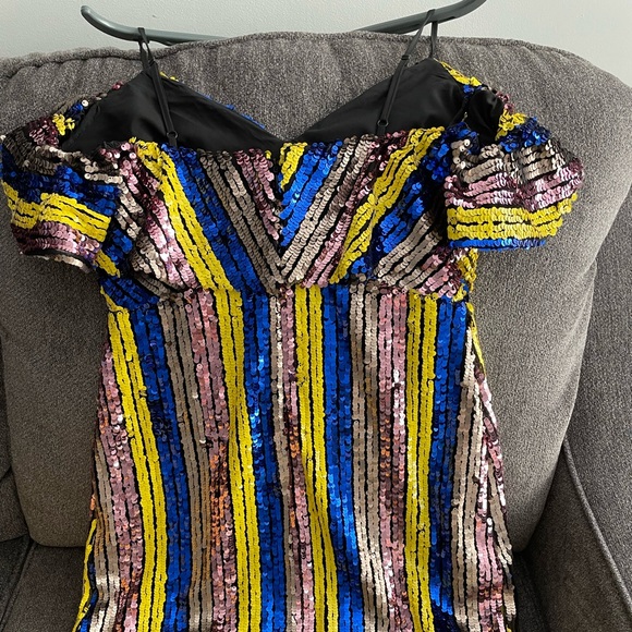 Multicolored sequins dress - Picture 5 of 7